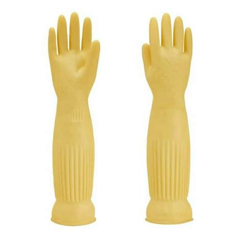 Jual Sarung Tangan Karet Latex Tebal Panjang Cm House Hold Gloves