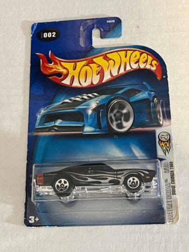 HOT WHEELS FIRST EDITIONS DODGE CHARGER BLACK W FLAMES S EBay