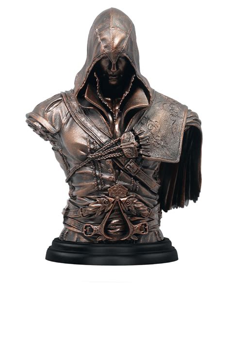 Assassins Creed Legacy Collection Ezio Auditore Bronze Edition Bust Assassins Creed