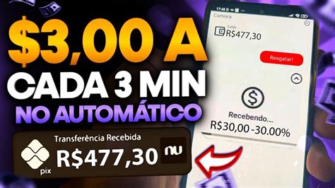 Ganhe 3 00 a Cada 3 Minutos SEM FAZER NADA E TE PAGA NO AUTOMÁTICO