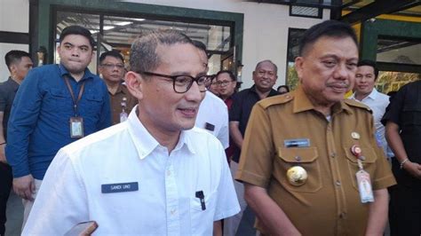 Ini Kata Olly Dondokambey Tentang Sandiaga Uno Biasanya Yang Datang Ke