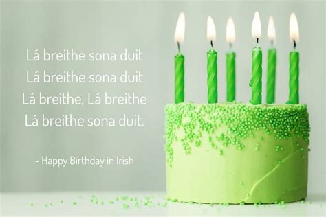 Happy Birthday In Irish: The Irish Gaelic Birthday Greetings Guide