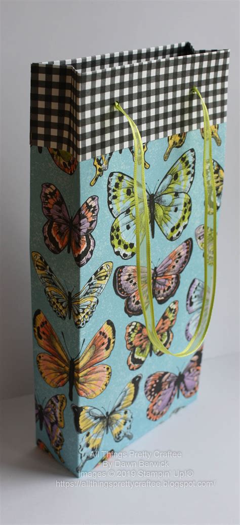 Botanical Butterfly Bag Butterfly Cards Paper Crafts Butterfly Bags