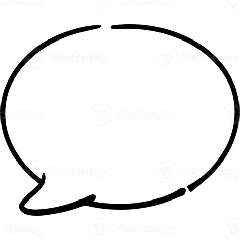 Speech Symbol Talk And Thinking Bubble With Clouds Thin Line Png