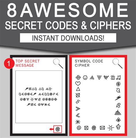 Secret Codes for kids | DIY Decoder & Cipher templates