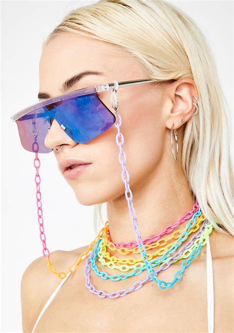 Rainbow Sunglasses Chain Dolls Kill