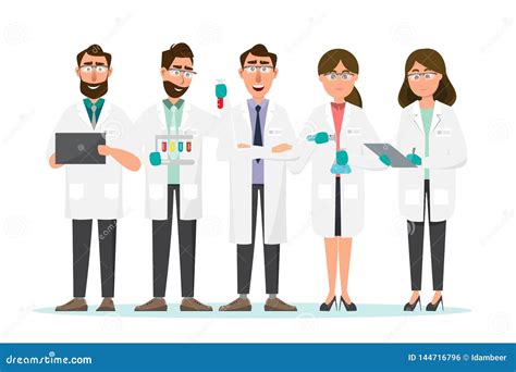 Medical Concept Scientists Man And Woman Research In A Laboratory Lab