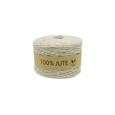 Jute Cord Eco Ivory Mm X M Packara