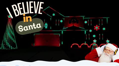 I Believe In Santa Festive Xmas House Light Show With Meghan Trainor