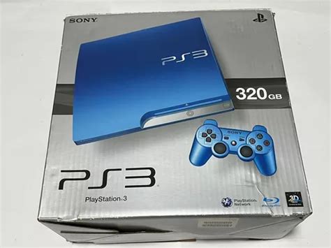 Playstation 3 Slim Splash Blue Ps3 Sony Azul