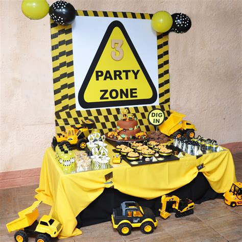 Fiesta De Construcción Cumple Brau Construction Birthday Parties