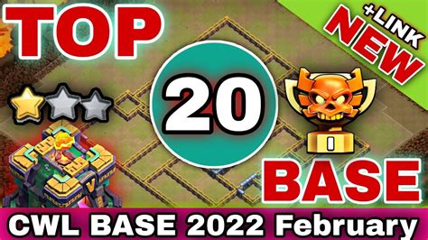 Top 20 New Th14 War Base With Link New Cwl Base New War Base