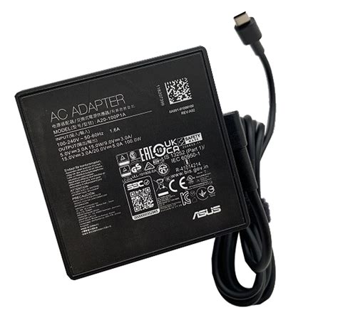 20V 5A 100W TYPE C USB A20 100P1A AC Adapter Charger For Asus BX5401EA