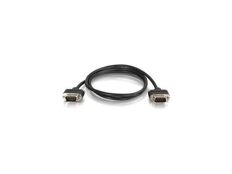 C2G 52171 Serial RS232 DB9 Null Modem Cable With Low Profile Connectors