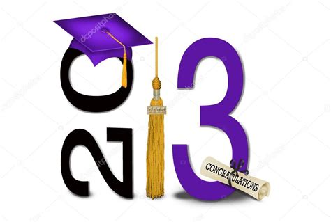 Gold tassel with purple graduation cap — Stock Photo © jentara #18439881