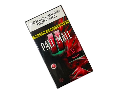 Pall Mall Xl Blast Red Mister Biltong