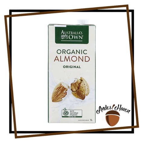 Australia S OwnOrganic Almond Milk 1L Lazada