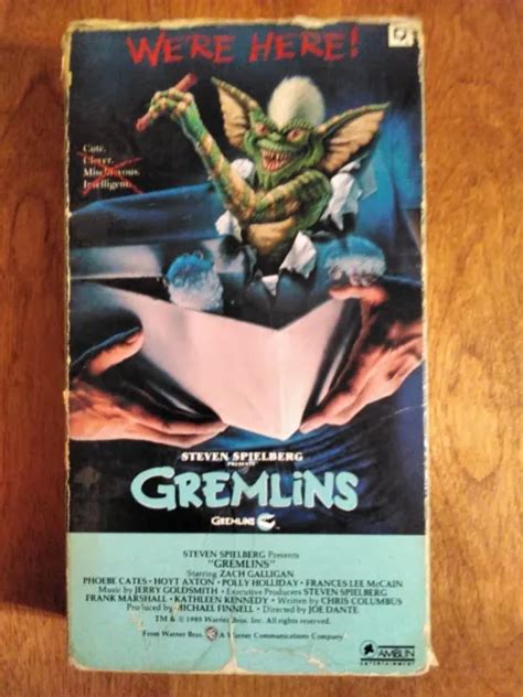 Gremlins Vhs Zach Galligan Phoebe Cates Lire La