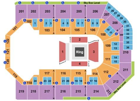 Toyota Arena Tickets In Ontario California Toyota Arena Seating Charts