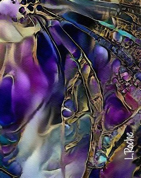 Merry Purple Cat Mix Media On Panel Digital Arts By L Roche