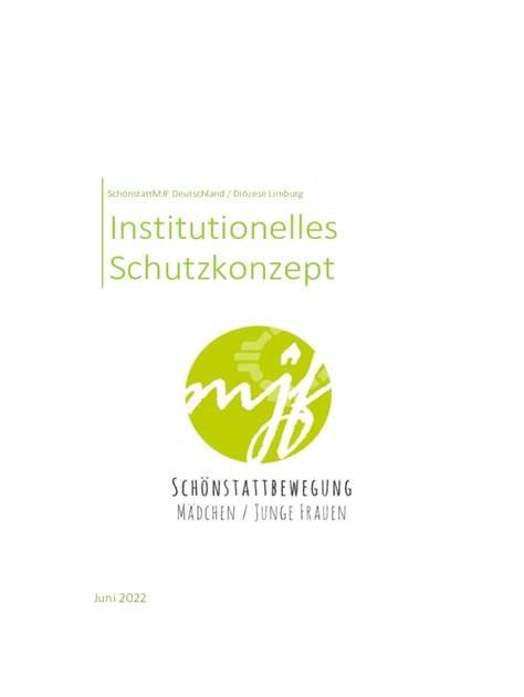 Ausf Llbar Online Institutionelles Schutzkonzept Zur Prvention Von