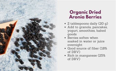 Aronia ORIGINAL Organic Dried Aronia Berries 500g Gently Dried