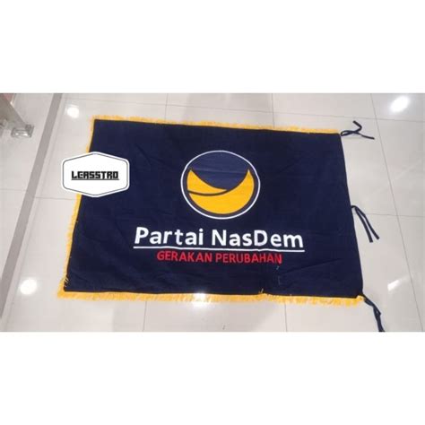 Jual Bendera Pataka Partai Nasdem X Cm Shopee Indonesia