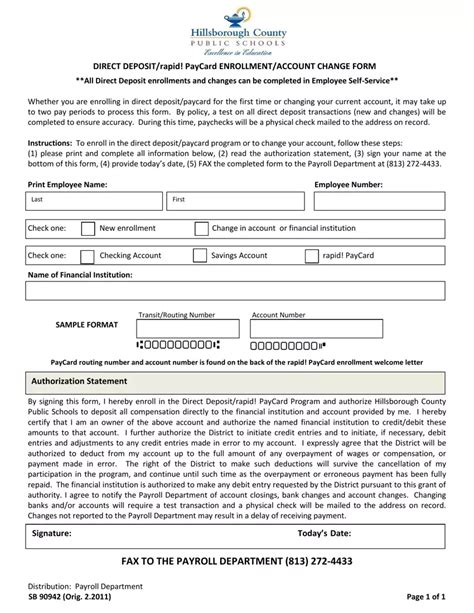 Direct Deposit Form For Job ≡ Fill Out Printable Pdf Forms Online