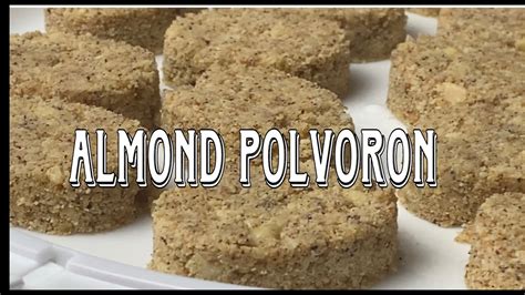 LOW CARBS Almond Polvoron YouTube