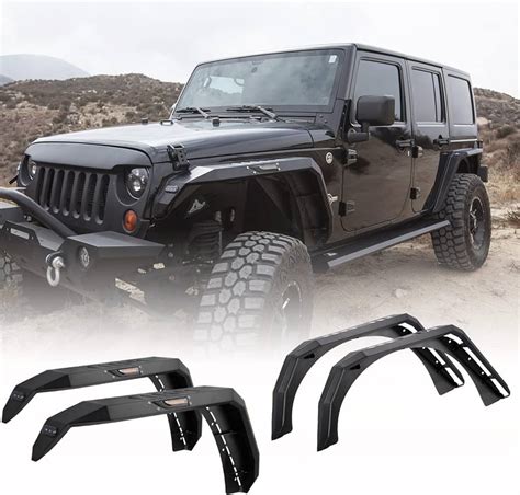 Hooke Road Fenders Steel Armor Style Fender Flares Mud Guards