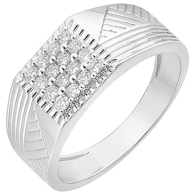 Bague Clair Obscur Chevali Re Gravures Or Blanc Carats Et