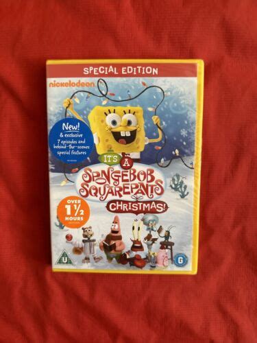 Spongebob Squarepants Its A Spongebob Squarepants Christmas Dvd New Sealed Ebay