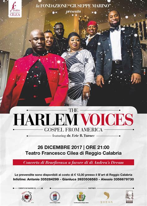 Reggio Al Teatro Cilea Il Concerto Gospel The Harlem Voices