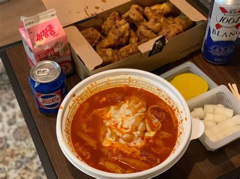 엽떡 엽기 떡볶이 2인 착한맛 가격맵기칼로리 교촌 허니콤보와의 꿀 조합 네이버 블로그