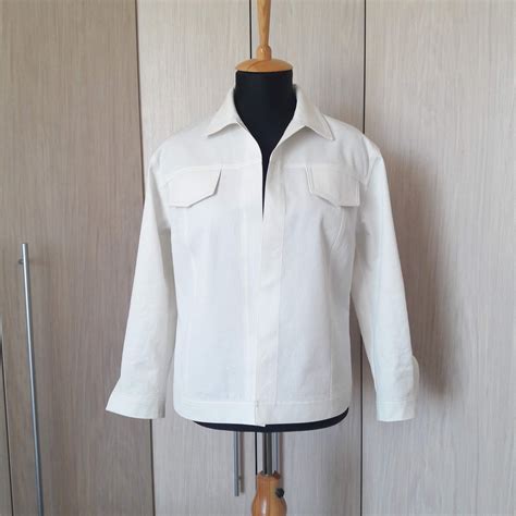 Шитейные дела: Белая джинсовка