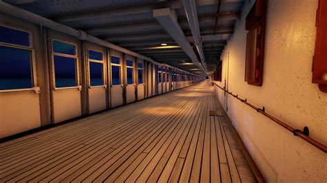 Britannic Promenade Deck By Nelsonmunoz On Deviantart