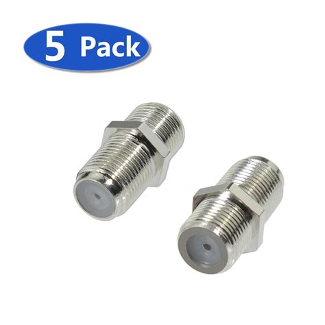 VCE F Type RG6 Connector Female To Female Coaxial Coupler Adapter Coax