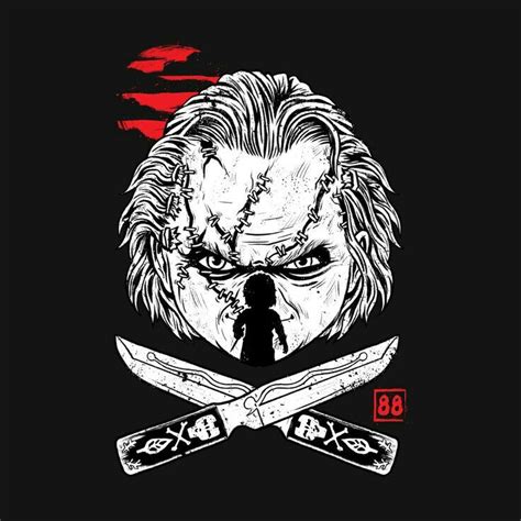 Pin By Julie Trottier On Horror Chucky Tattoo Stencil Outline