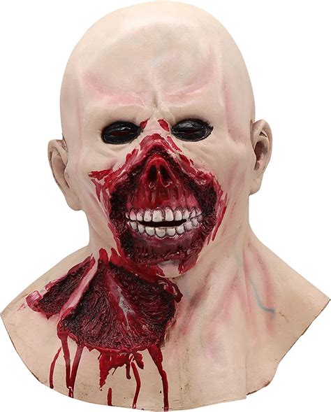 Amazon Zombie Horror Mask Infected Adult Mask Latex Facewear