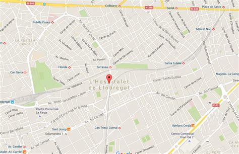 Map of L’Hospitalet de Llobregat