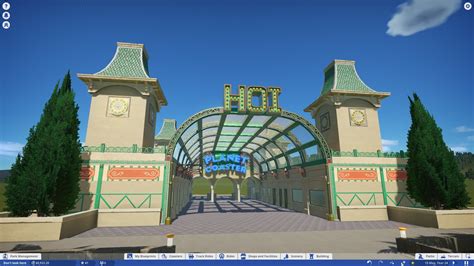 Park Entrance I am working on : PlanetCoaster