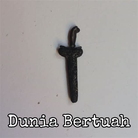 Jual Keris Kuningan Mini Antik Barang Tinggalan Wingit Langka Mewah