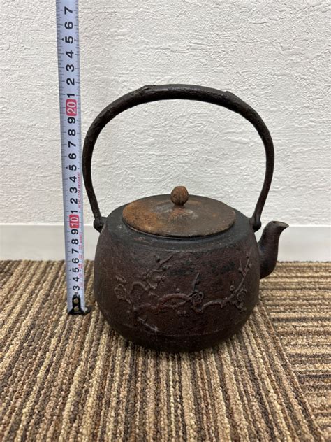 鉄瓶 山形 龍盛堂 南部鉄瓶 骨董 茶道具 アンティーク メルカリ