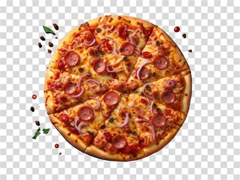 Premium PSD | Pizza vector on transaprent background