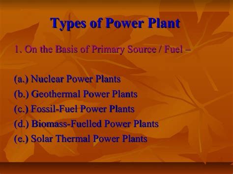 Power Plant Power Station And Types Of Power Plant