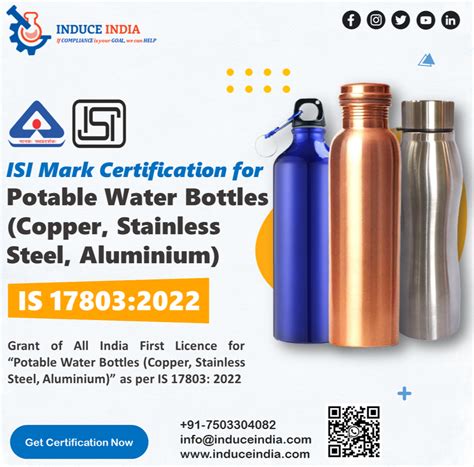 ISI Mark Certification For Potable Water Bottles At Rs 60000