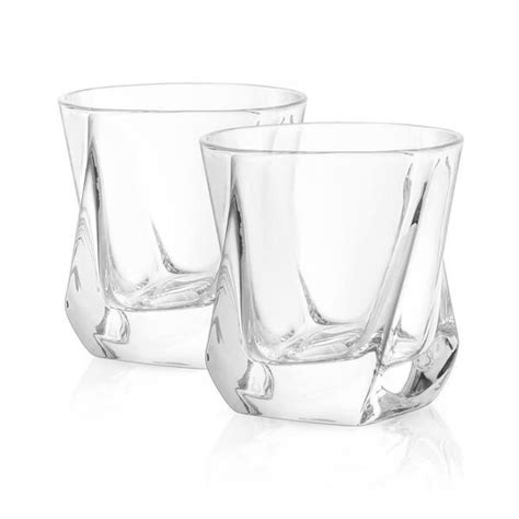 Joyjolt Aurora 8 Oz Crystal Whiskey Glasses Set Of 4 Mc202111 The