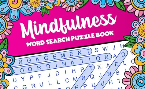 Mindfulness Word Search Puzzle Book Inspirational Activity Book For Adults And Seniors Adams