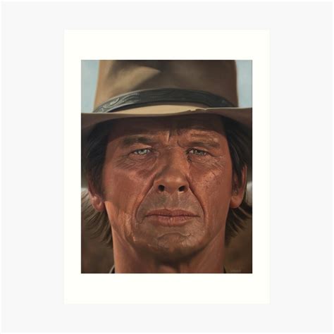 "Charles Bronson" Art Print by smportraits | Redbubble