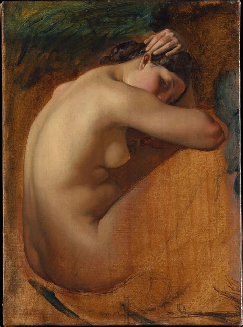 Henri Lehmann Study Of A Female Nude The Metropolitan Museum Of Art